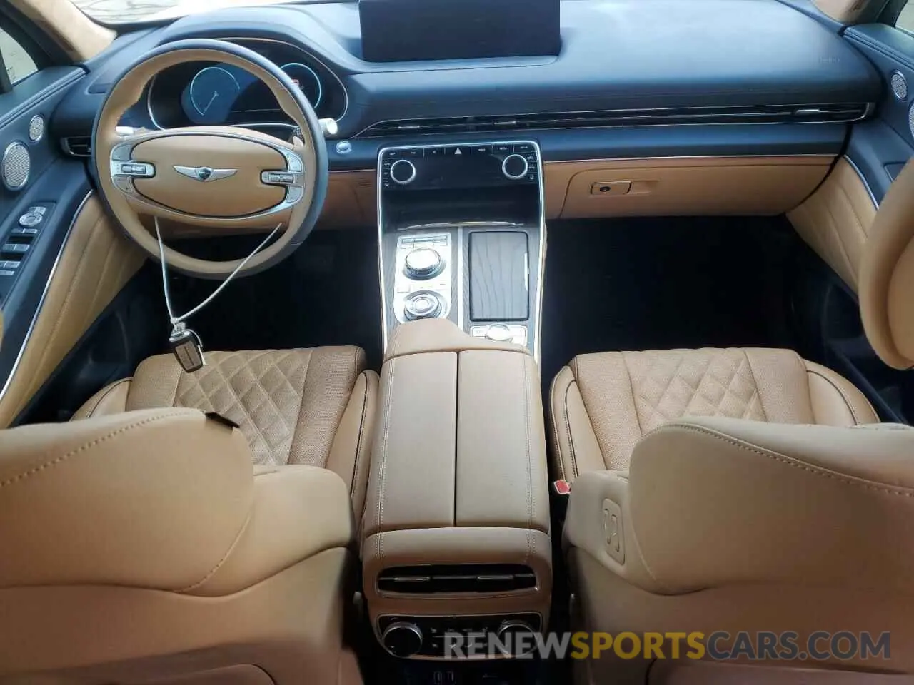 8 fotografías del automóvil dañado KMUHCESC3RU184285 GENESIS GV80 2024