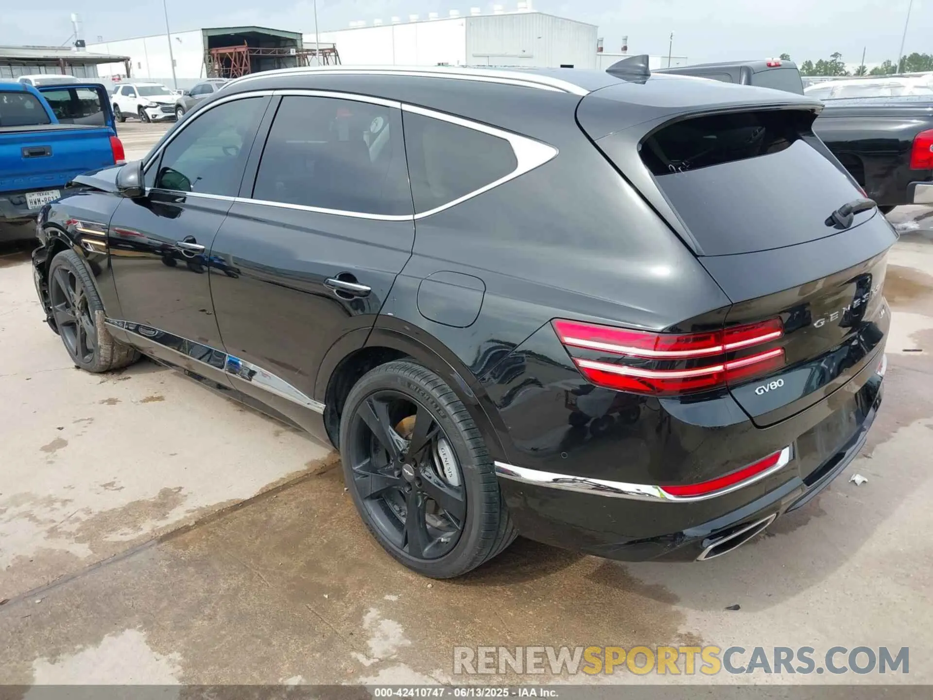 3 fotografías del automóvil dañado KMUHCESC4RU151408 GENESIS GV80 2024