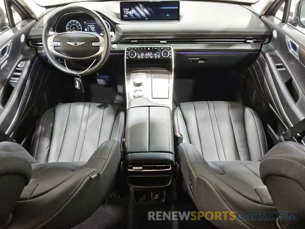 8 fotografías del automóvil dañado KMUHCESC4RU203118 GENESIS GV80 2024