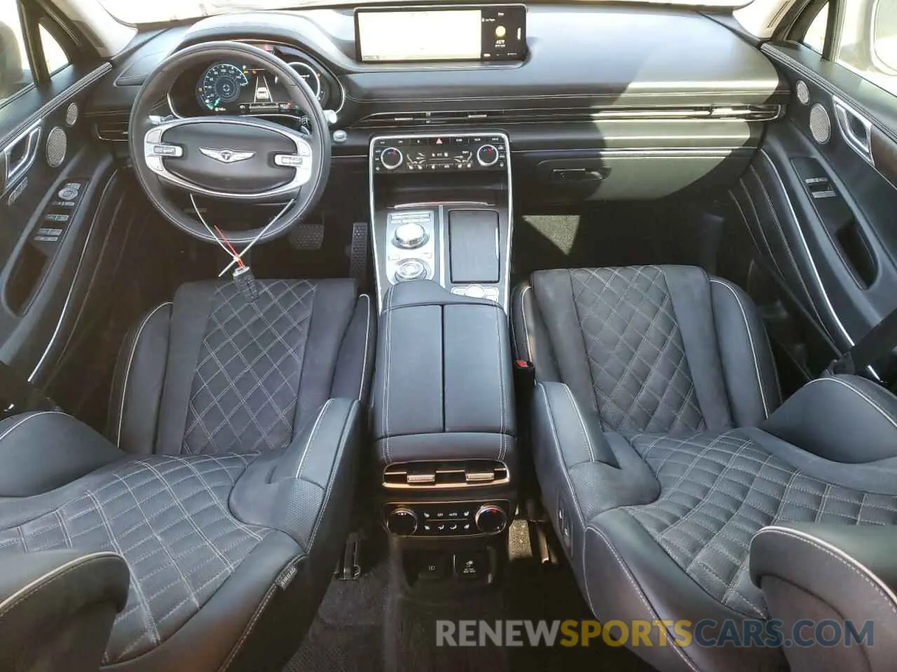 8 fotografías del automóvil dañado KMUHCESC6RU158392 GENESIS GV80 2024
