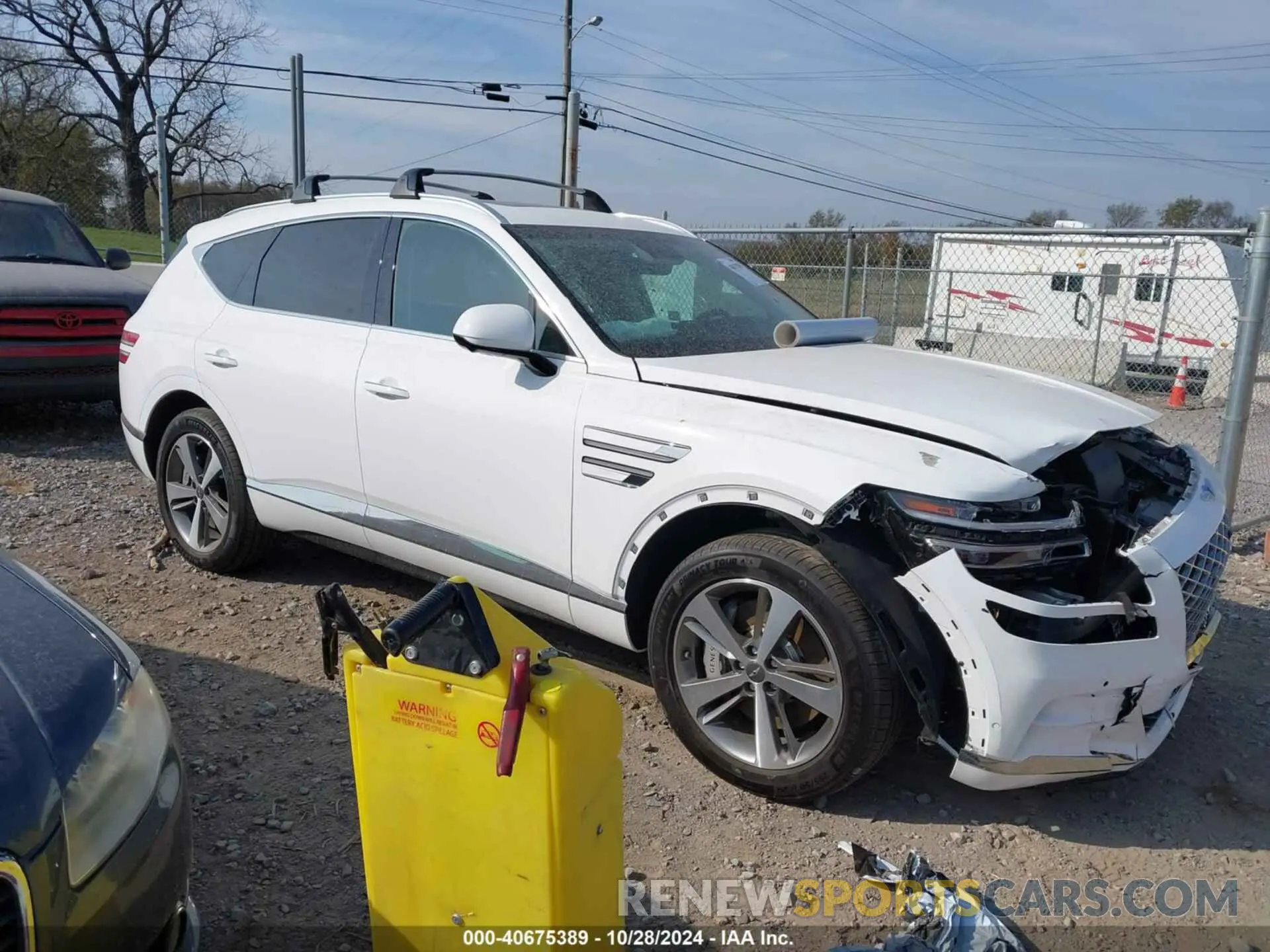 1 fotografías del automóvil dañado KMUHCESC6RU160904 GENESIS GV80 2024