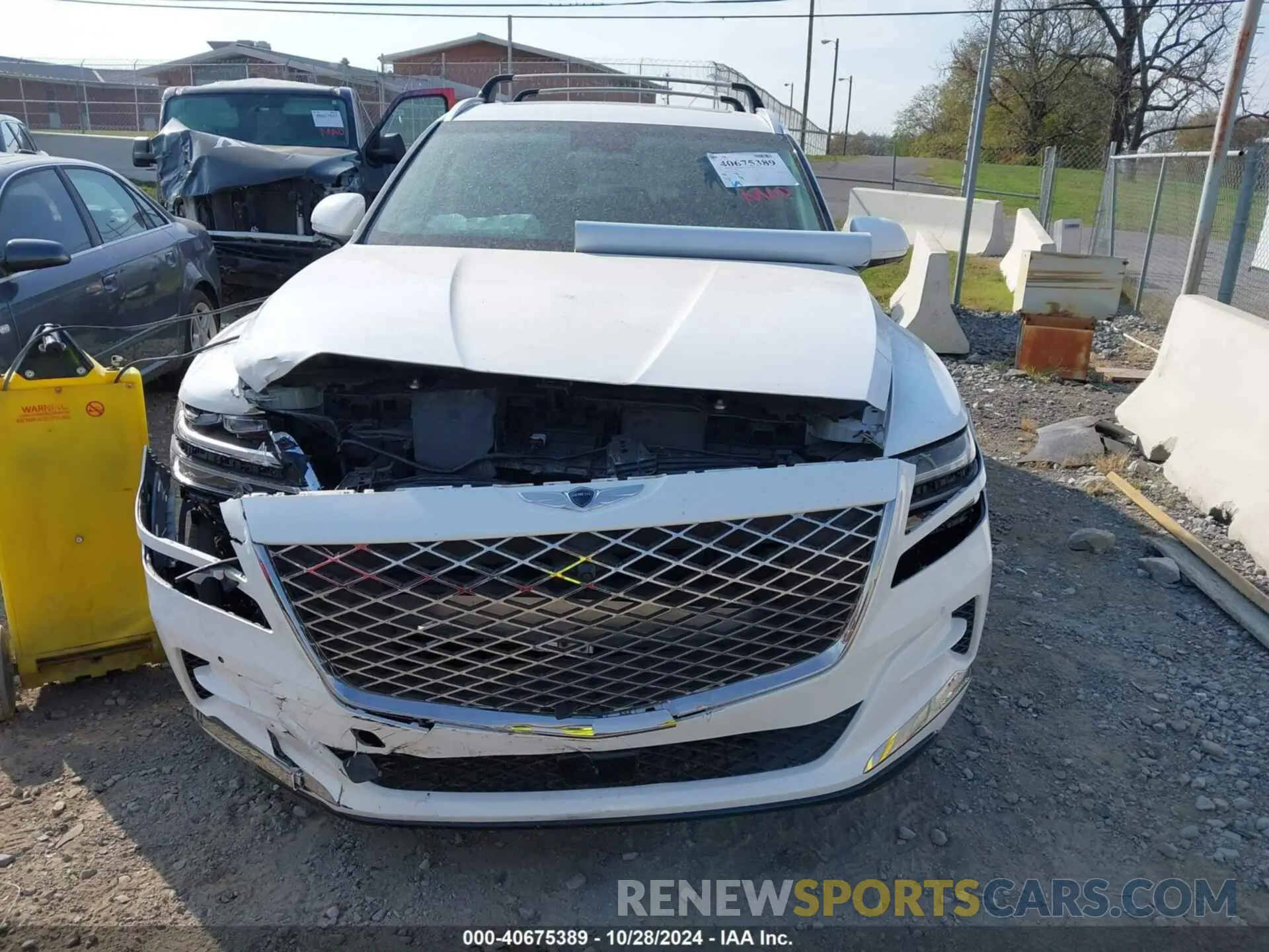 13 fotografías del automóvil dañado KMUHCESC6RU160904 GENESIS GV80 2024