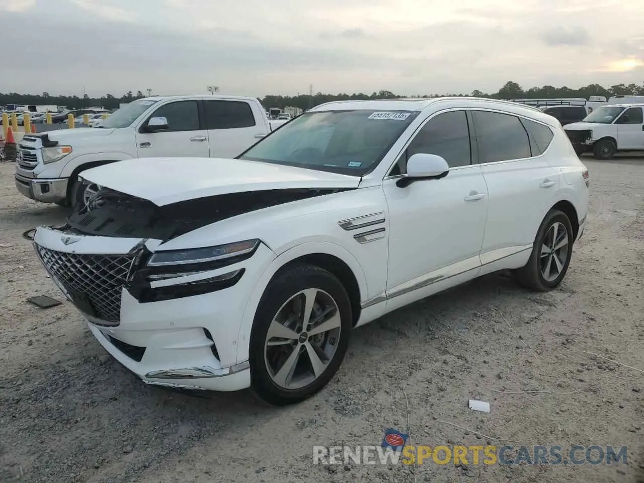 1 fotografías del automóvil dañado KMUHCESC6RU177900 GENESIS GV80 2024