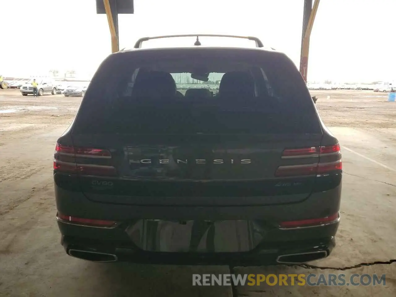 6 fotografías del automóvil dañado KMUHCESC6RU185138 GENESIS GV80 2024