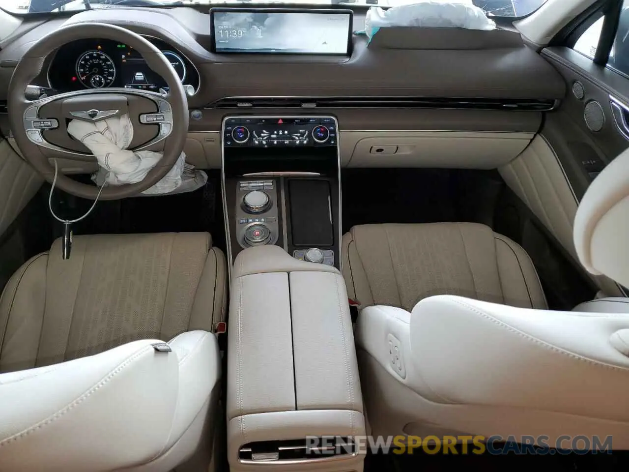 8 fotografías del automóvil dañado KMUHCESC6RU185138 GENESIS GV80 2024