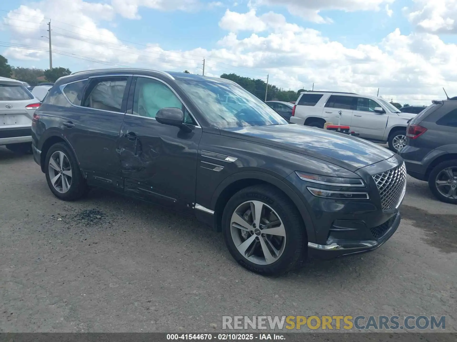 1 fotografías del automóvil dañado KMUHCESC7RU155291 GENESIS GV80 2024