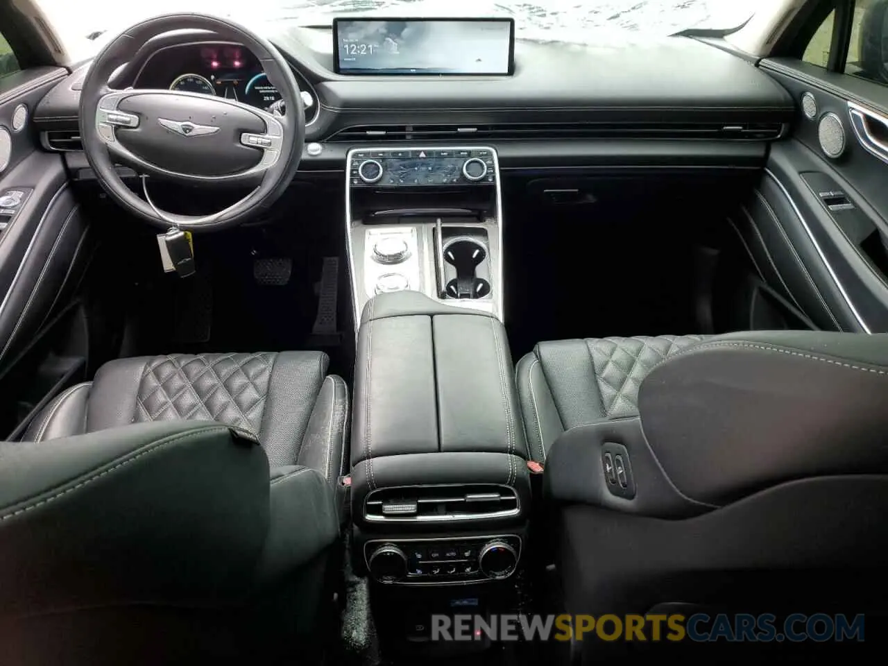 8 fotografías del automóvil dañado KMUHCESC8RU174416 GENESIS GV80 2024