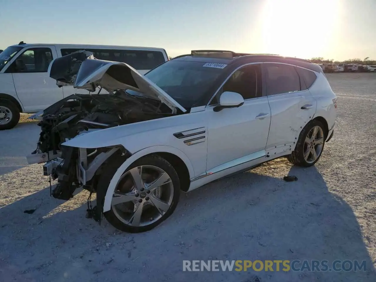 1 fotografías del automóvil dañado KMUHCESC9RU152988 GENESIS GV80 2024