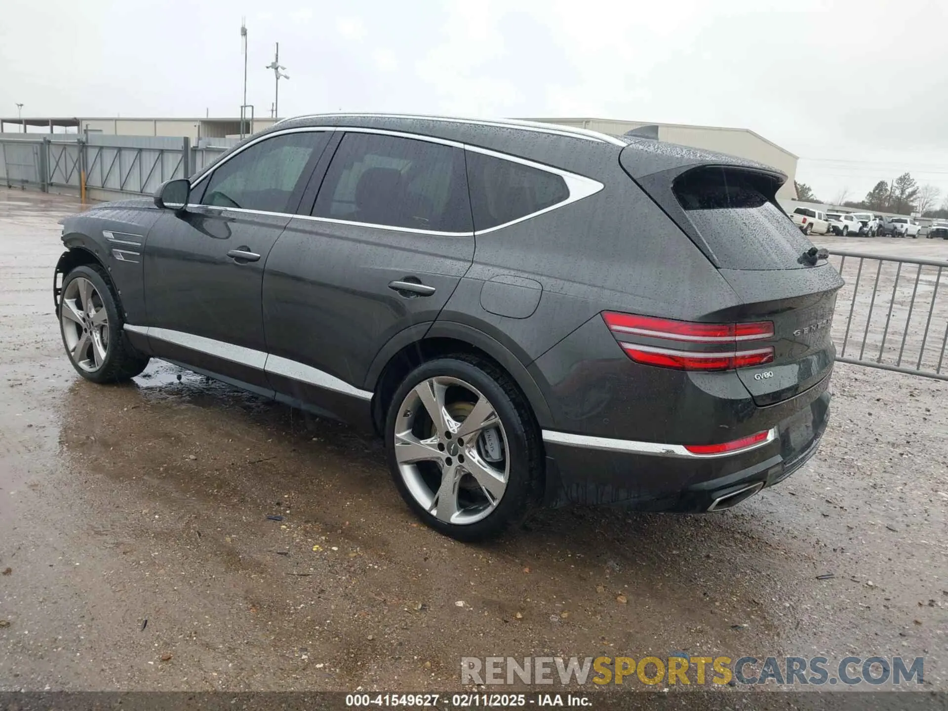 3 fotografías del automóvil dañado KMUHCESC9RU161139 GENESIS GV80 2024
