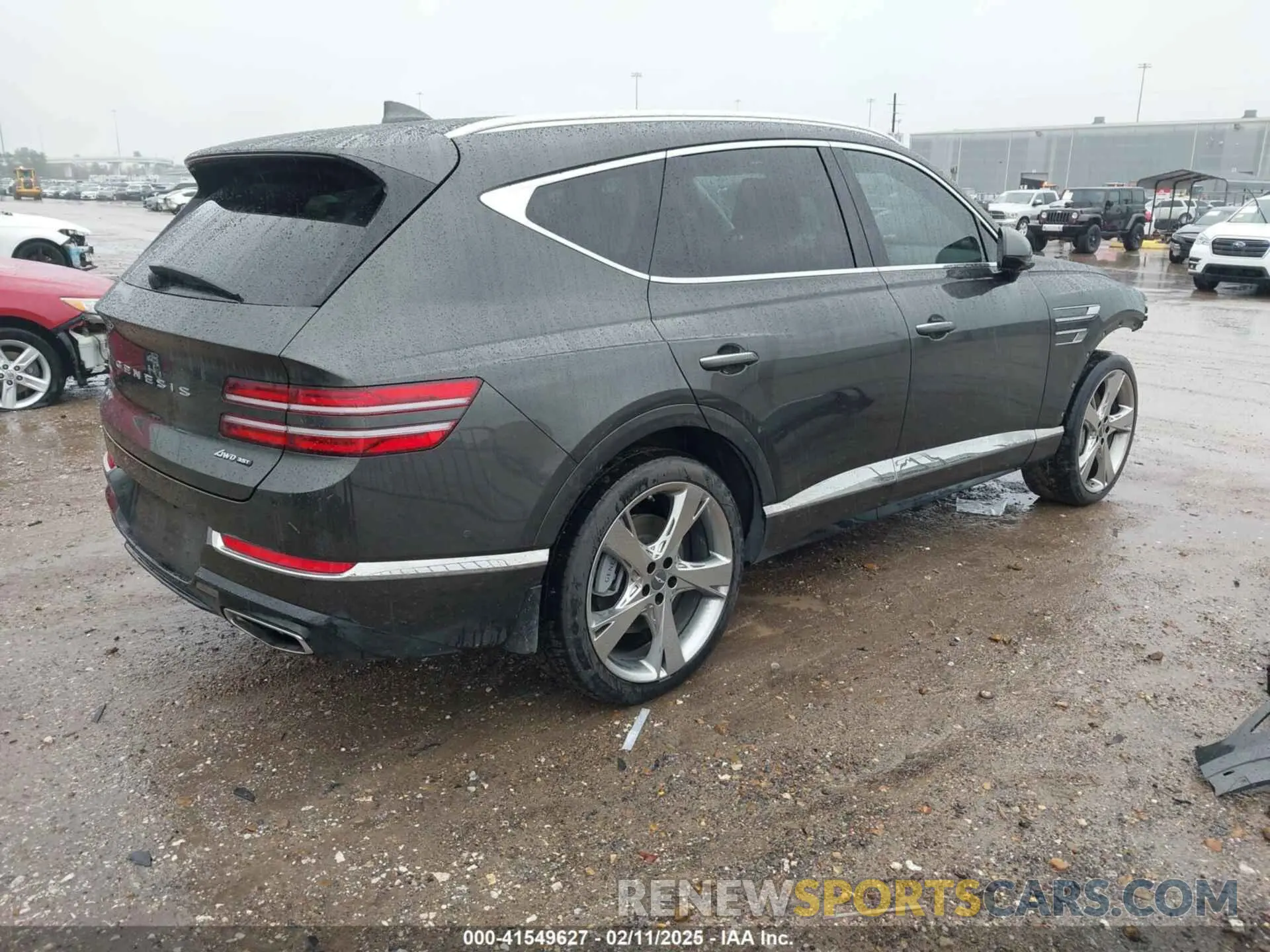 4 fotografías del automóvil dañado KMUHCESC9RU161139 GENESIS GV80 2024