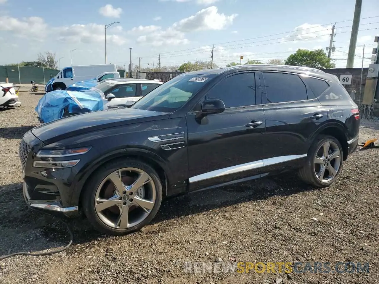 1 fotografías del automóvil dañado KMUHCESC9RU177826 GENESIS GV80 2024