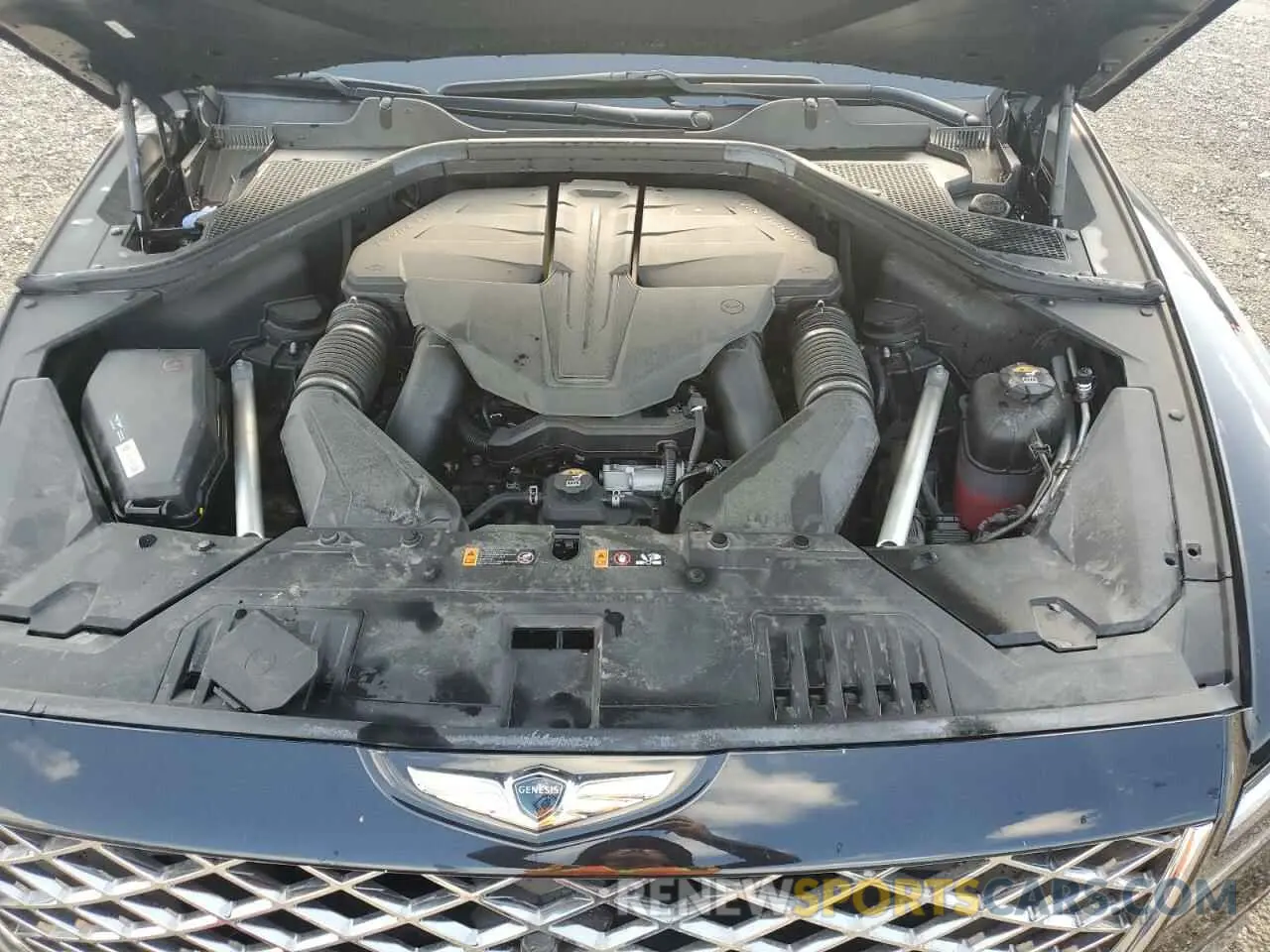 11 fotografías del automóvil dañado KMUHCESC9RU177826 GENESIS GV80 2024