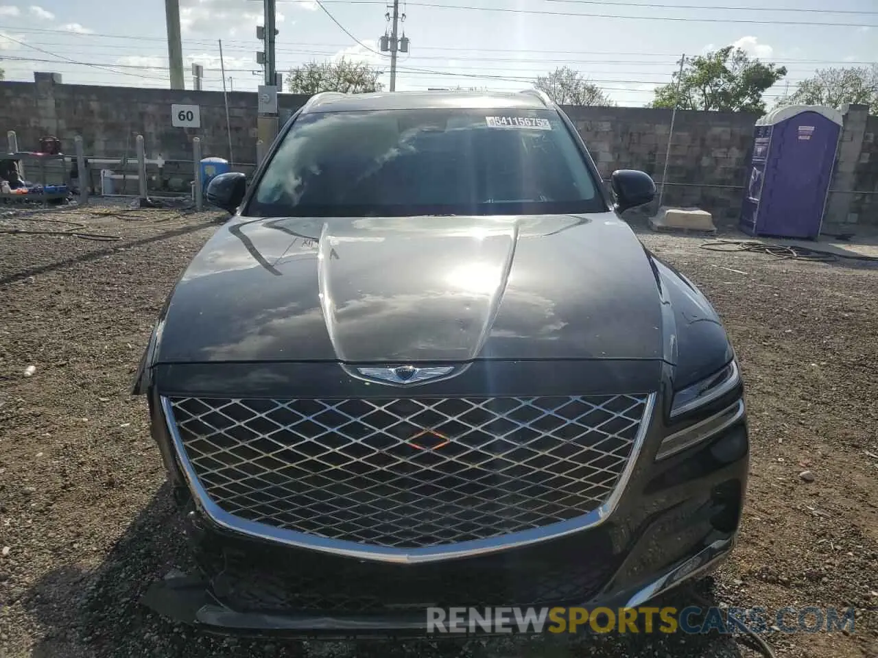 5 fotografías del automóvil dañado KMUHCESC9RU177826 GENESIS GV80 2024