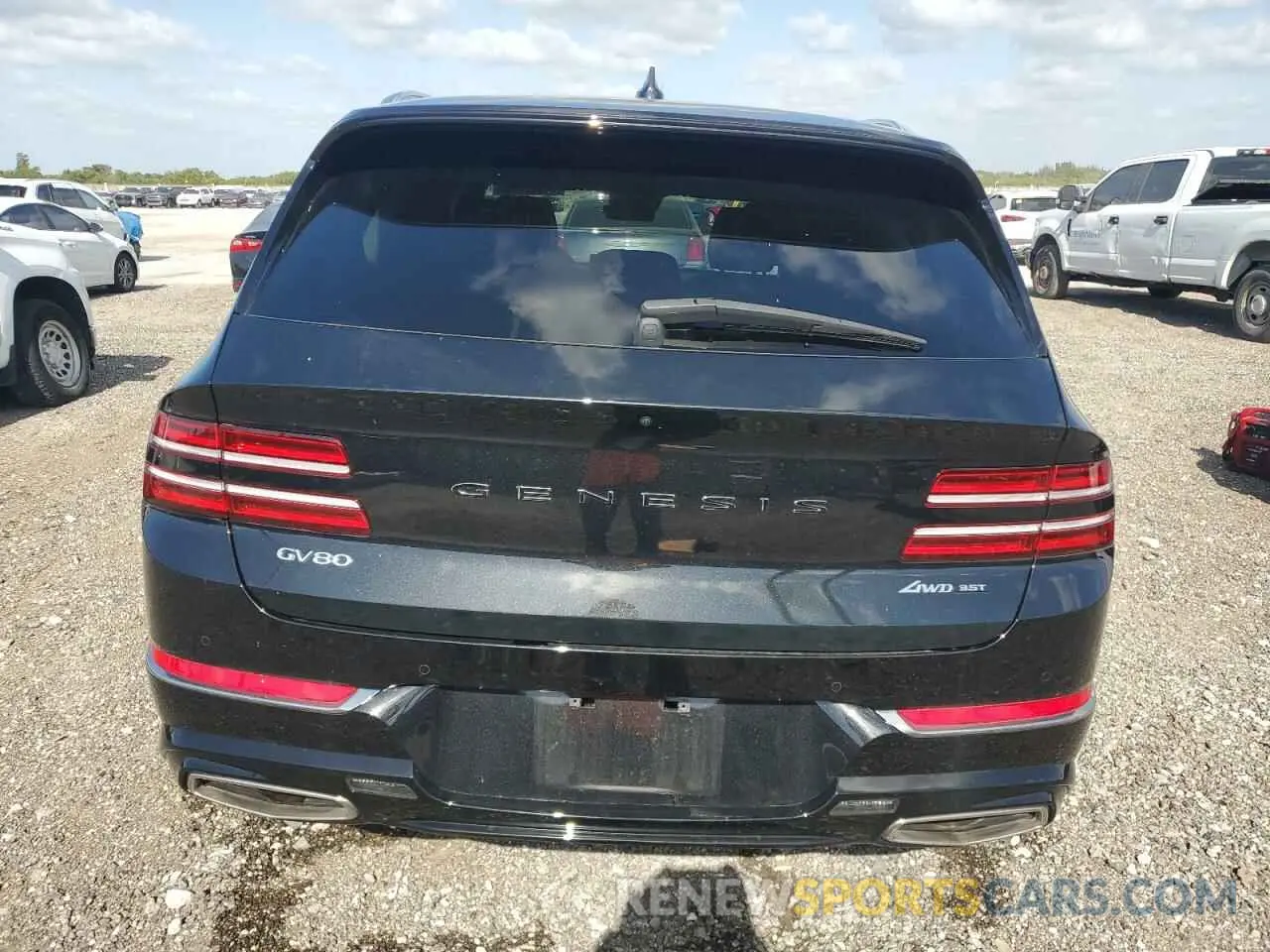 6 fotografías del automóvil dañado KMUHCESC9RU177826 GENESIS GV80 2024
