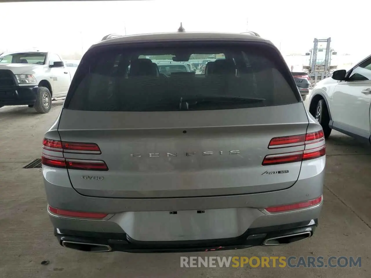 6 fotografías del automóvil dañado KMUHCESCXRU203155 GENESIS GV80 2024