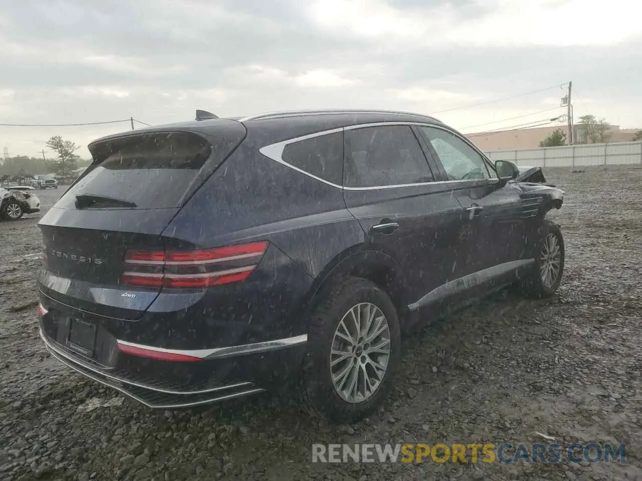 3 fotografías del automóvil dañado KMUHAESB5SU216561 GENESIS GV80 2025