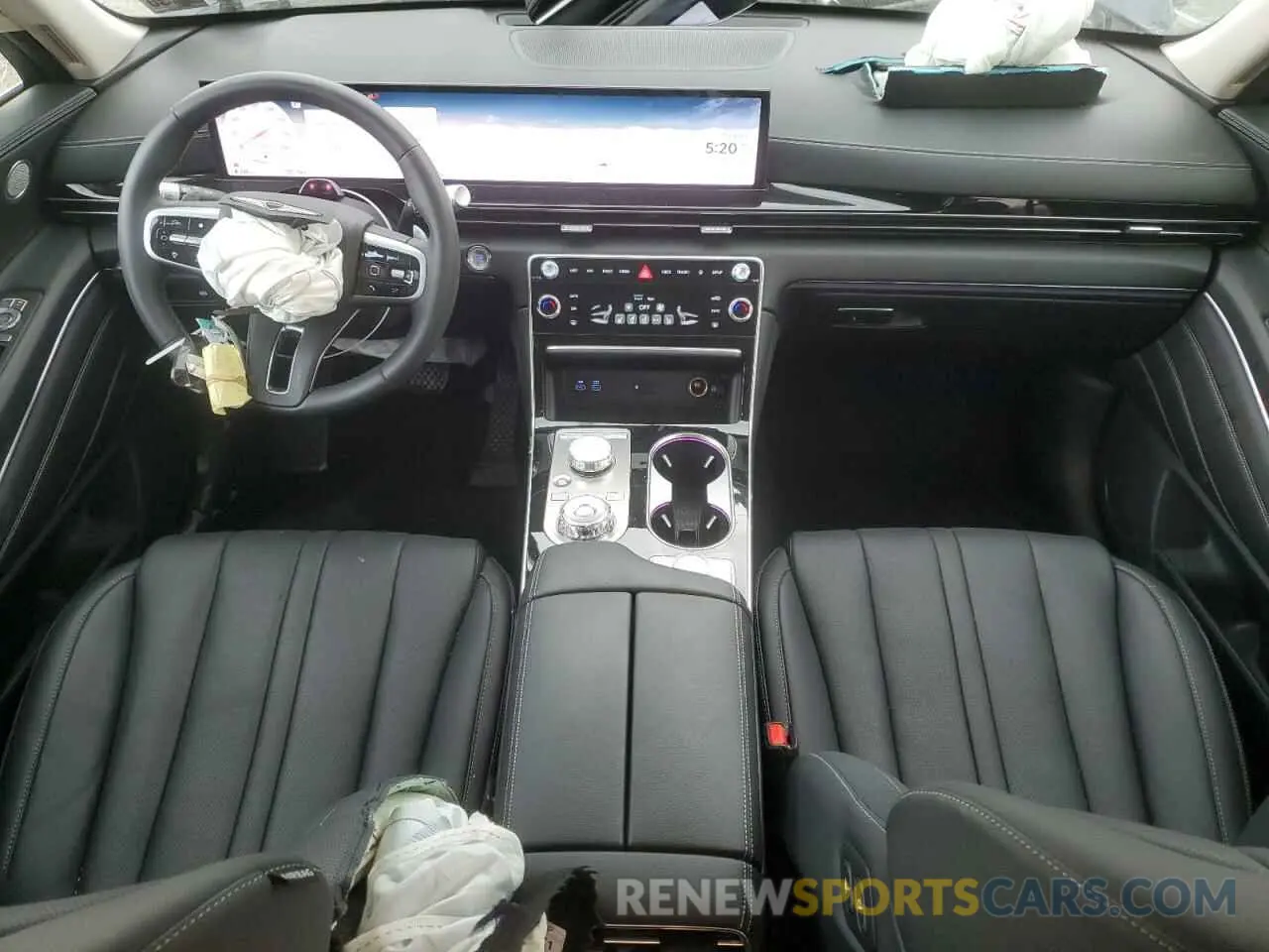8 fotografías del automóvil dañado KMUHAESB5SU216561 GENESIS GV80 2025