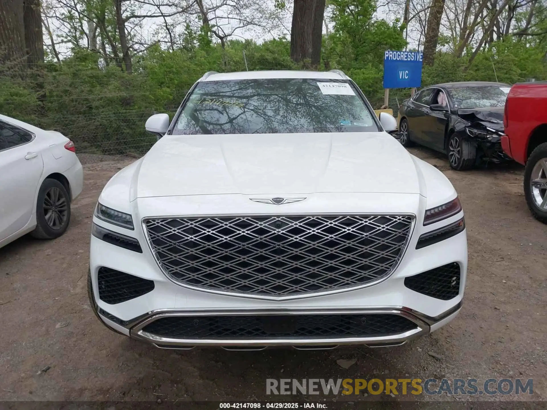 12 fotografías del automóvil dañado KMUHBESB4SU261777 GENESIS GV80 2025