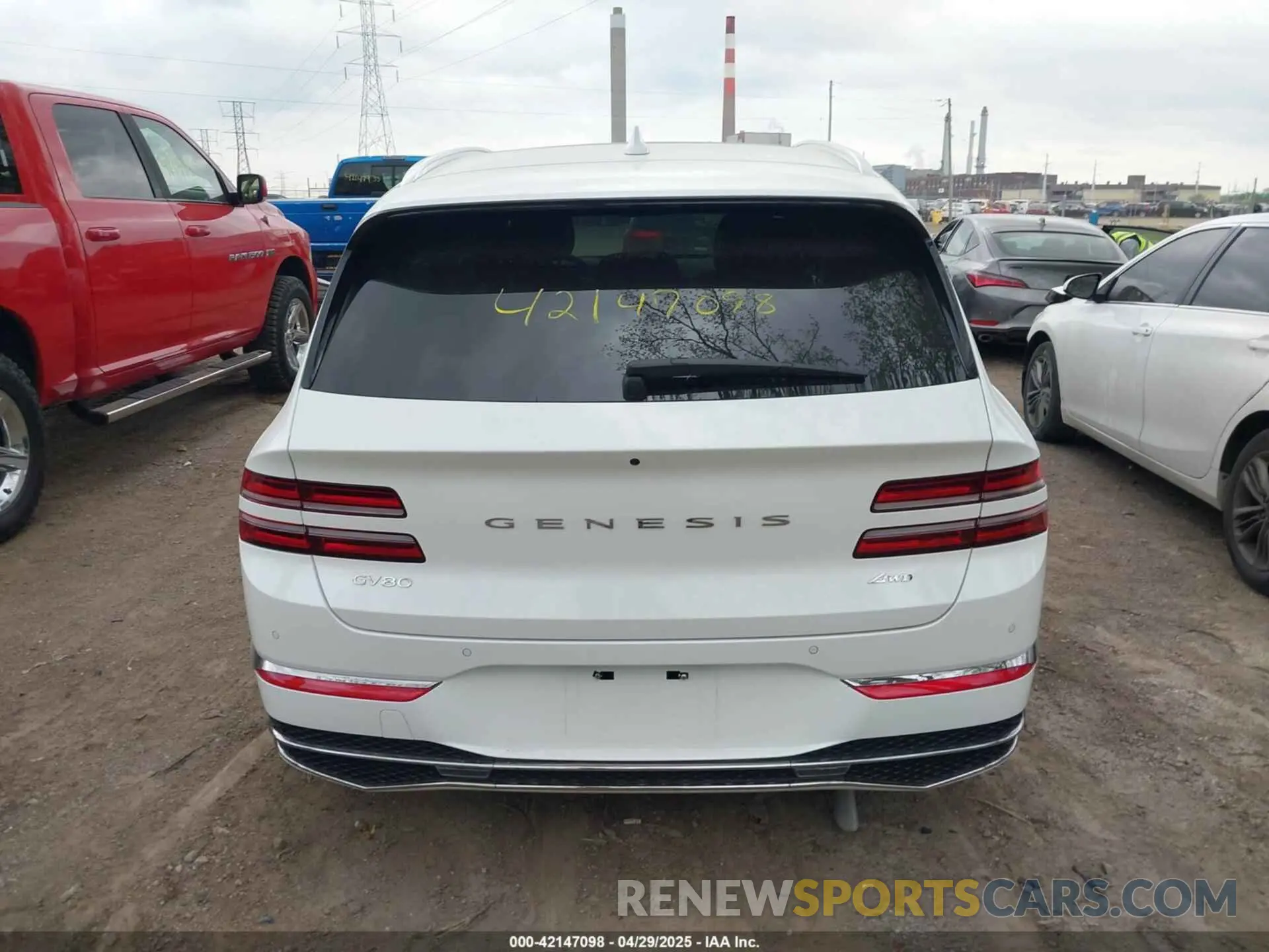 16 fotografías del automóvil dañado KMUHBESB4SU261777 GENESIS GV80 2025