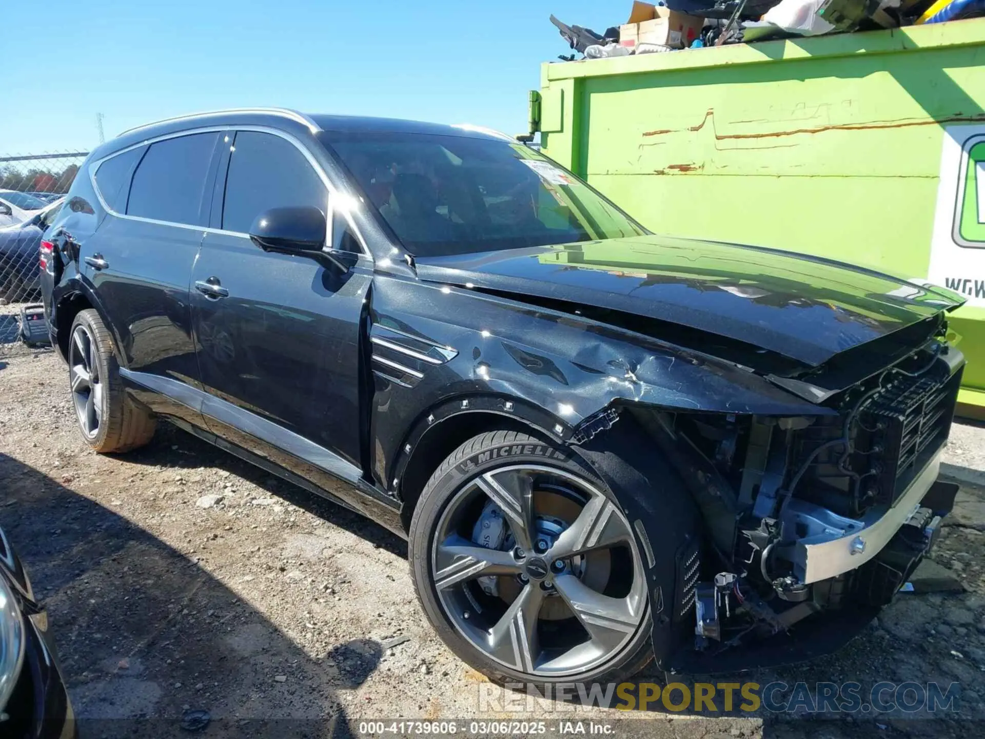 12 fotografías del automóvil dañado KMUHCESB8SU230772 GENESIS GV80 2025