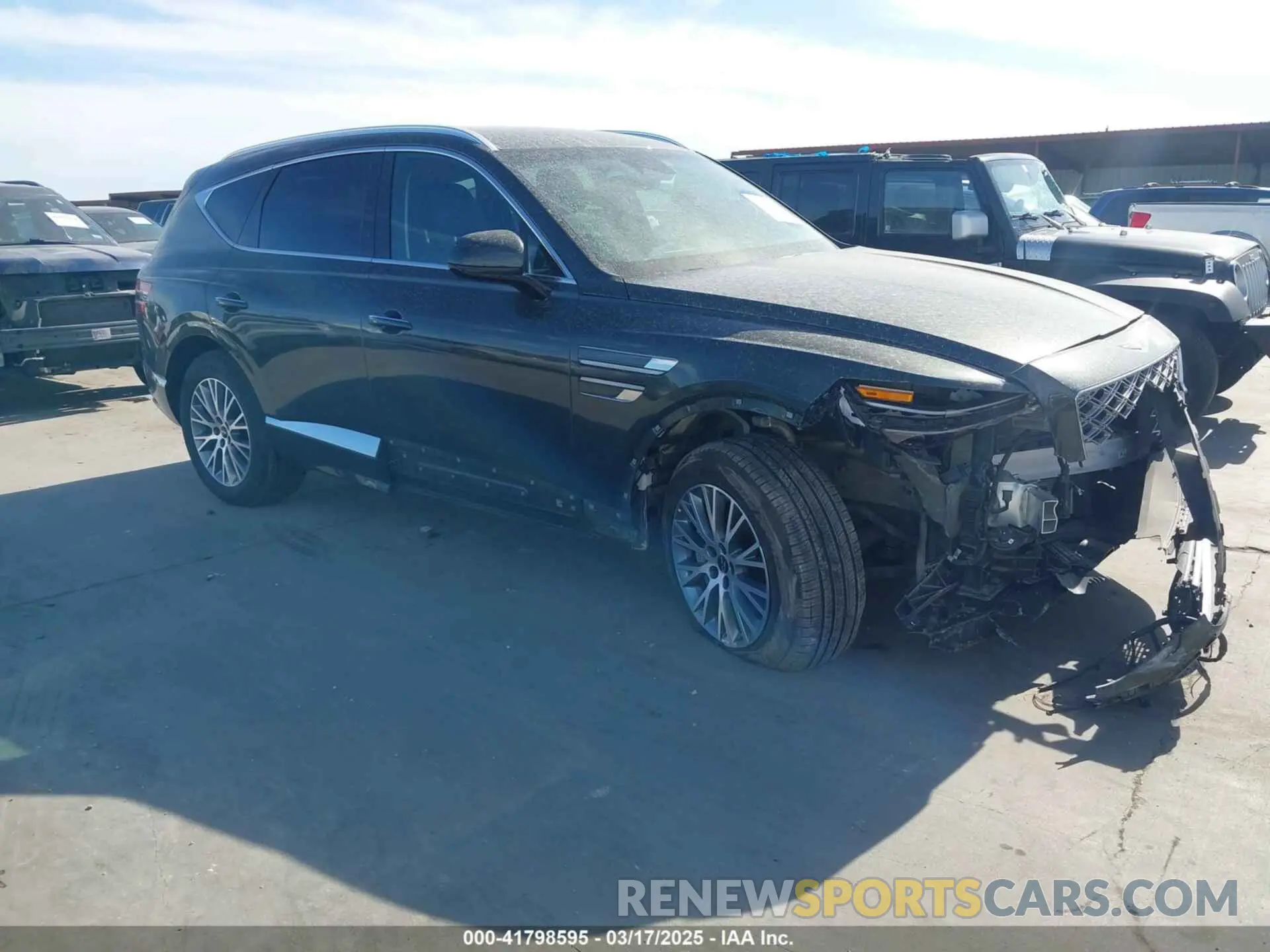 1 fotografías del automóvil dañado KMUHFESB0SU239716 GENESIS GV80 2025