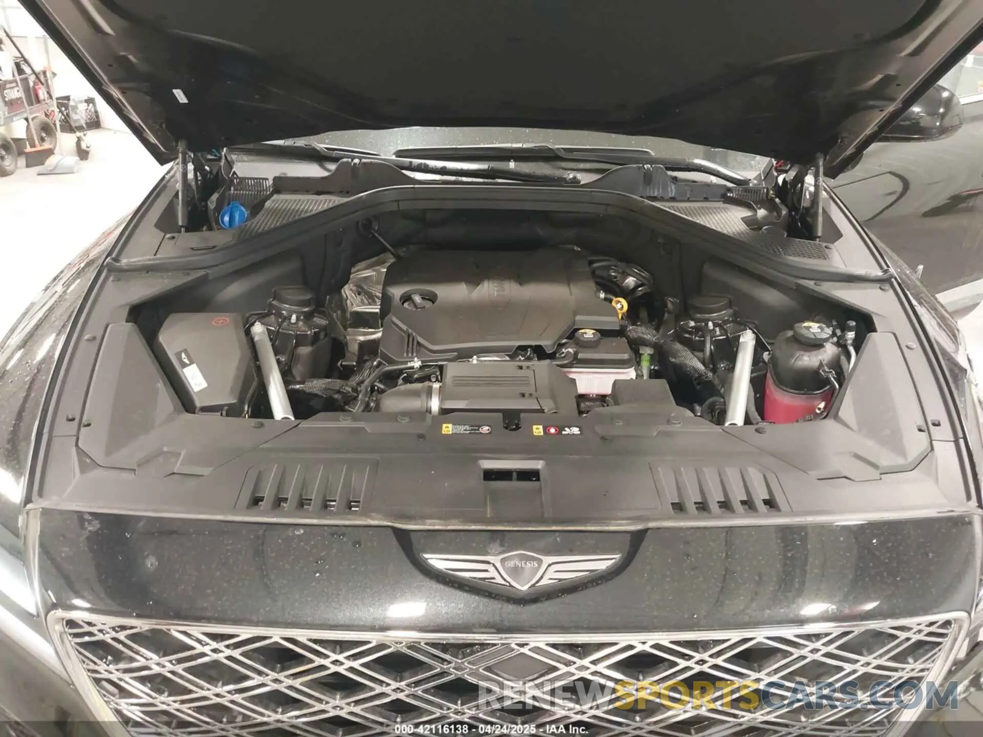 10 fotografías del automóvil dañado KMUHFESB2SU258557 GENESIS GV80 2025