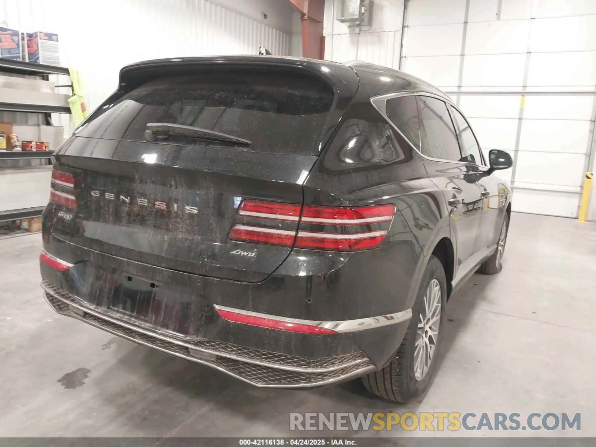 4 fotografías del automóvil dañado KMUHFESB2SU258557 GENESIS GV80 2025