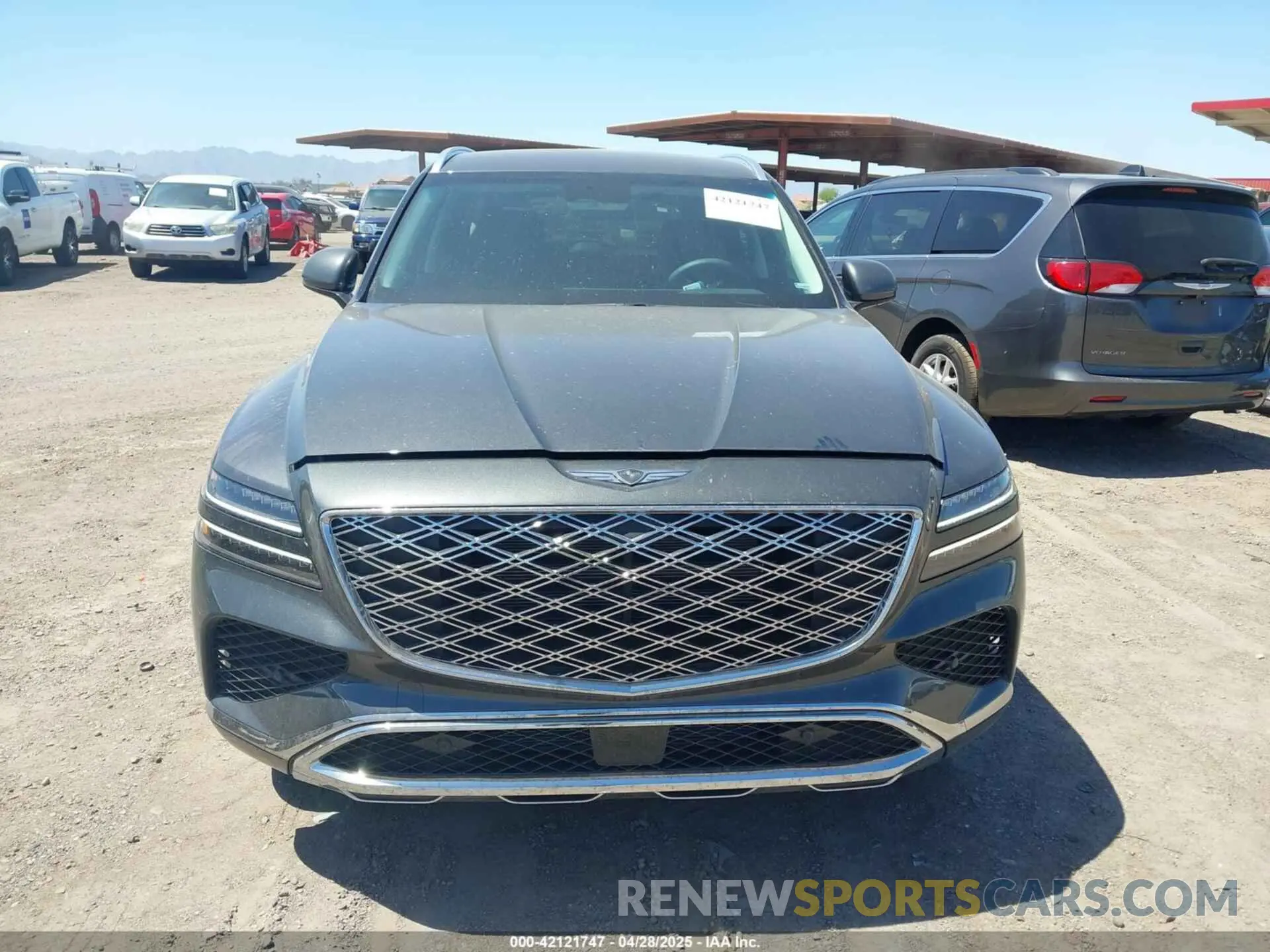 12 fotografías del automóvil dañado KMUHFESB6SU273191 GENESIS GV80 2025