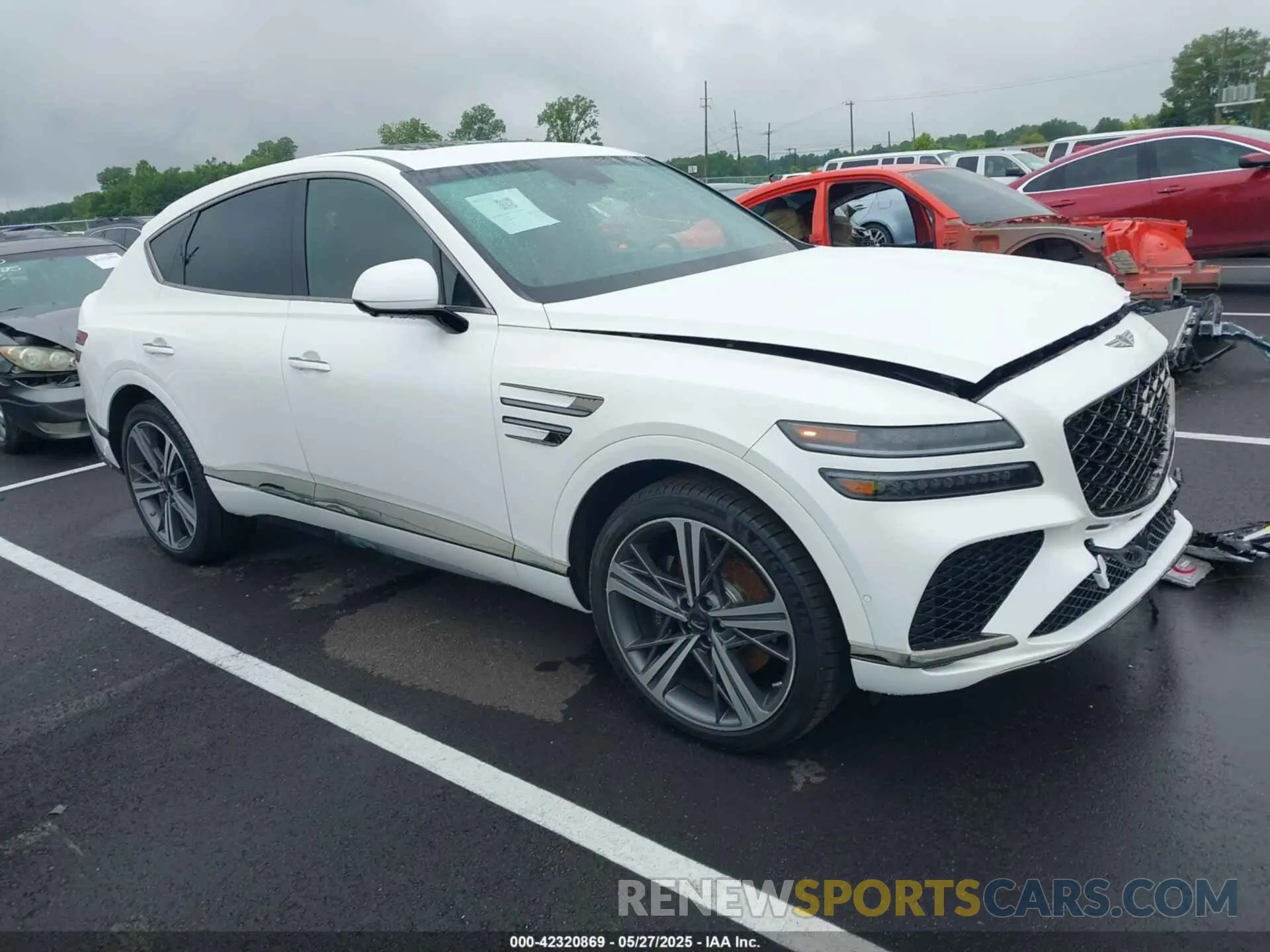 1 fotografías del automóvil dañado KMUJBESC2SU249623 GENESIS GV80 COUPE 2025