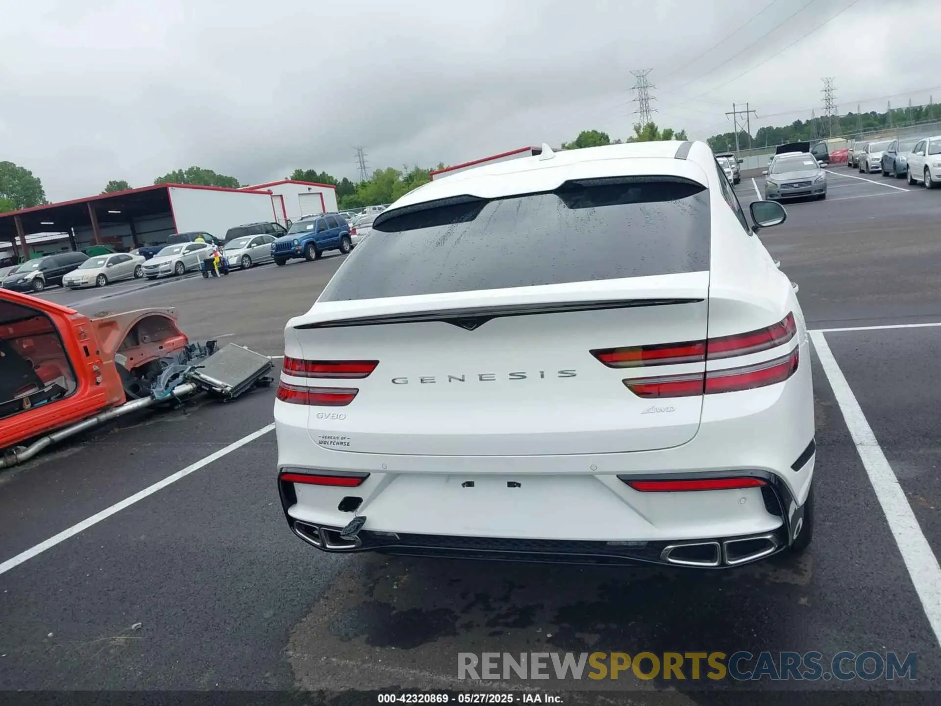 16 fotografías del automóvil dañado KMUJBESC2SU249623 GENESIS GV80 COUPE 2025