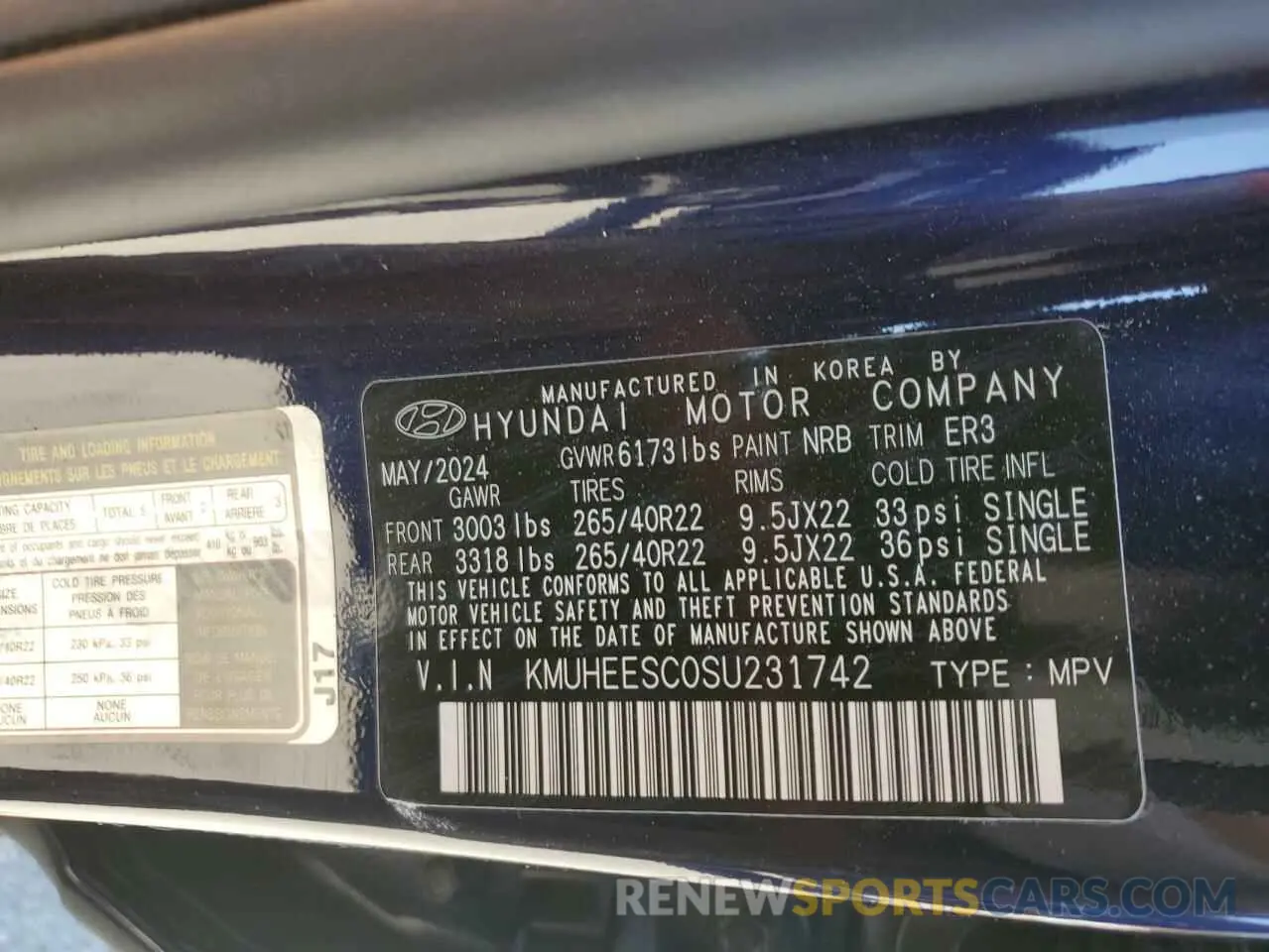 13 fotografías del automóvil dañado KMUHEESC0SU231742 GENESIS GV80 PREST 2025