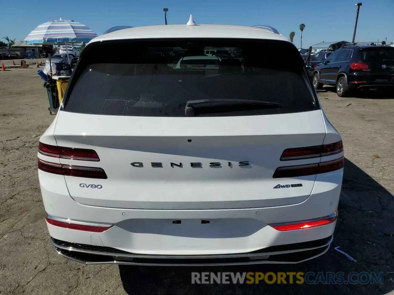 6 fotografías del automóvil dañado KMUHEESC1SU250011 GENESIS GV80 PREST 2025