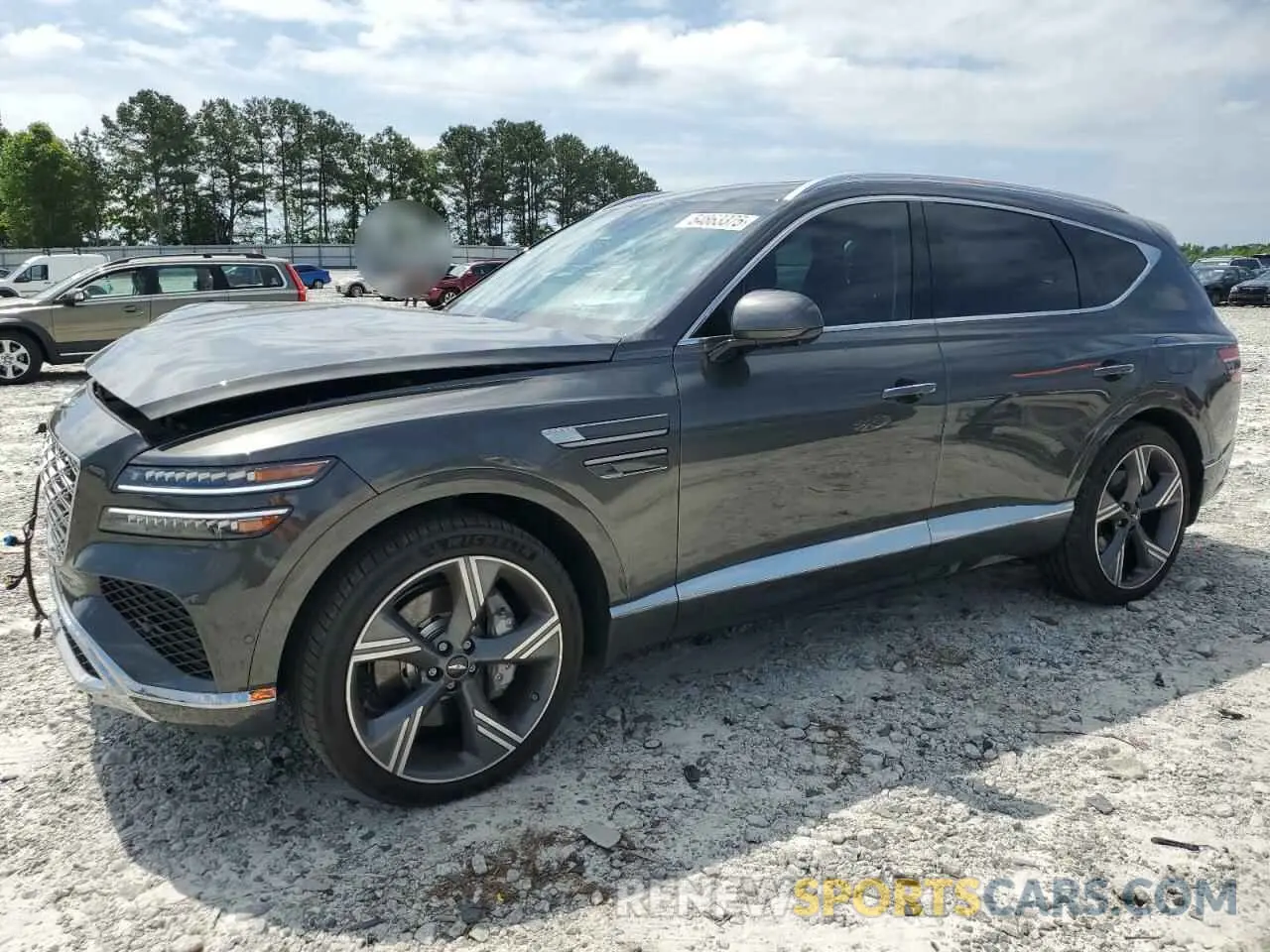1 fotografías del automóvil dañado KMUHEESC8SU240124 GENESIS GV80 PREST 2025