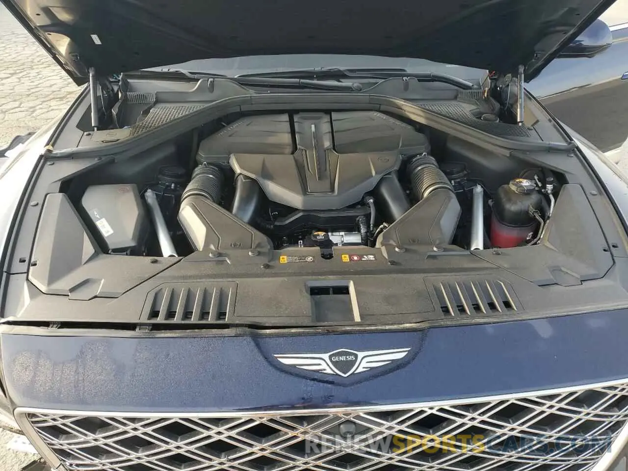 12 fotografías del automóvil dañado KMUHEESC8SU240382 GENESIS GV80 PREST 2025