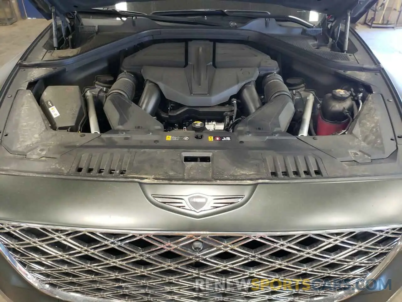12 fotografías del automóvil dañado KMUHEESCXSU254297 GENESIS GV80 PREST 2025