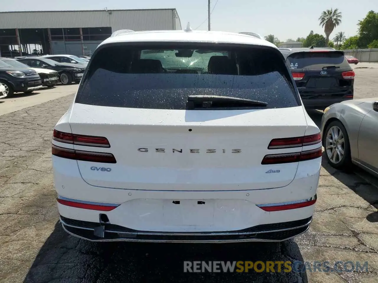 6 fotografías del automóvil dañado KMUHGESB8SU261492 GENESIS GV80 SELEC 2025