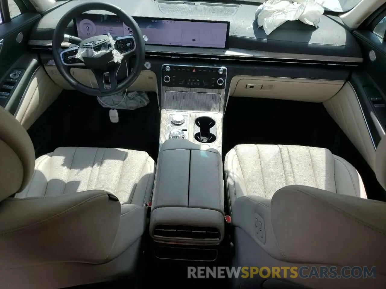 8 fotografías del automóvil dañado KMUHGESB8SU261492 GENESIS GV80 SELEC 2025