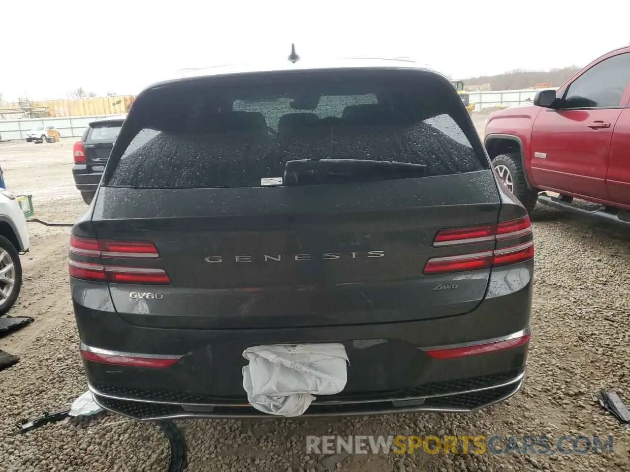 6 fotografías del automóvil dañado KMUHFESB0SU241482 GENESIS GV80 STAND 2025