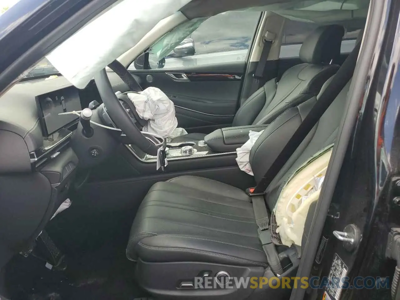 7 fotografías del automóvil dañado KMUHFESB5SU240229 GENESIS GV80 STAND 2025