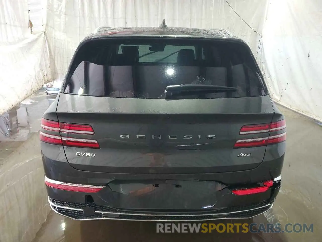 6 fotografías del automóvil dañado KMUHFESB6SU242068 GENESIS GV80 STAND 2025