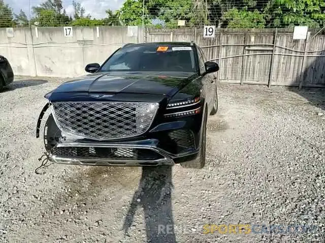 11 fotografías del automóvil dañado KMUHFESB7SU248218 GENESIS GV80 STAND 2025