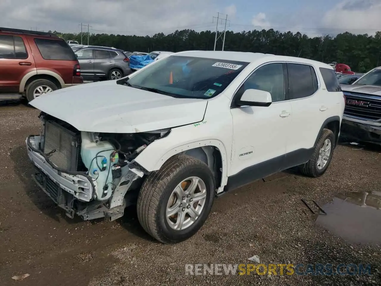 1 fotografías del automóvil dañado 1GKKNKLA1KZ237030 GMC ACADIA 2019