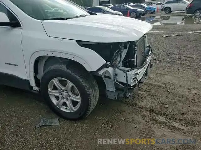14 fotografías del automóvil dañado 1GKKNKLA1KZ237030 GMC ACADIA 2019