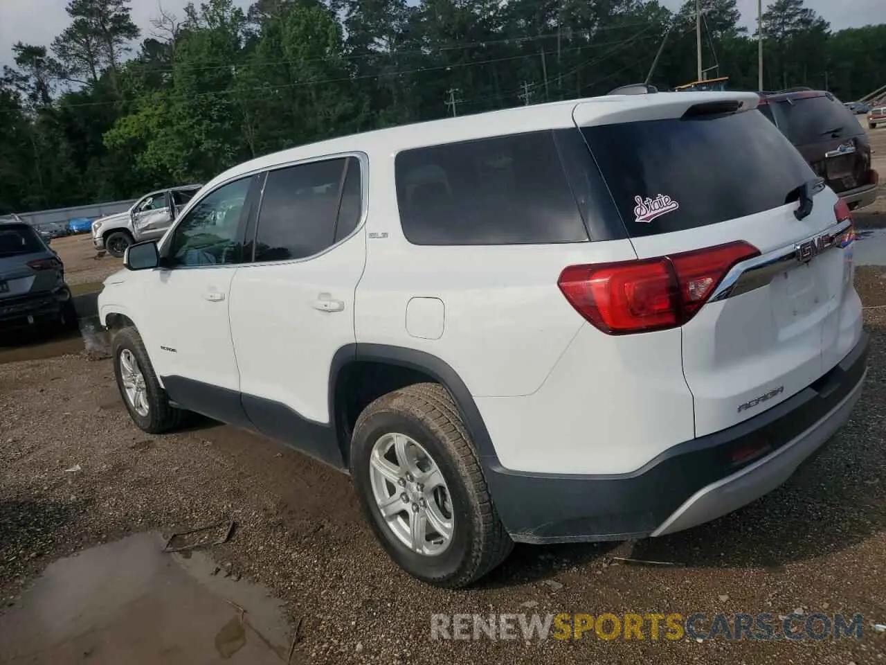 2 fotografías del automóvil dañado 1GKKNKLA1KZ237030 GMC ACADIA 2019