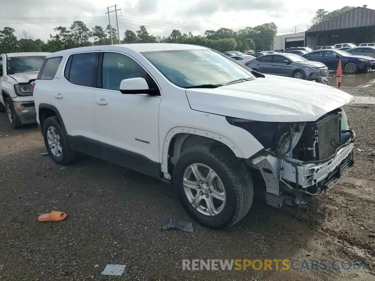 4 fotografías del automóvil dañado 1GKKNKLA1KZ237030 GMC ACADIA 2019