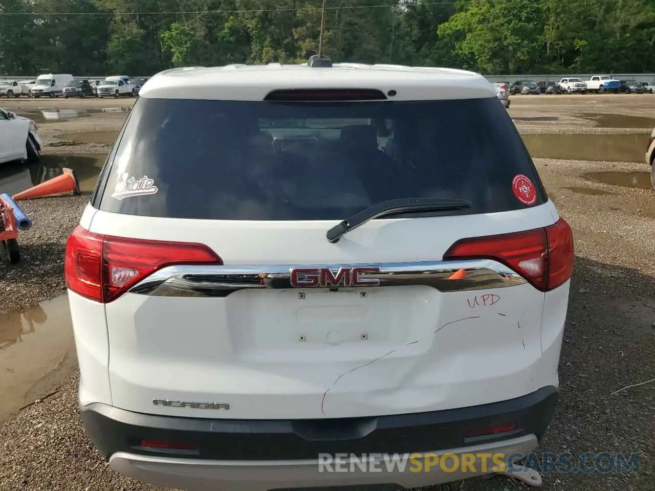 6 fotografías del automóvil dañado 1GKKNKLA1KZ237030 GMC ACADIA 2019
