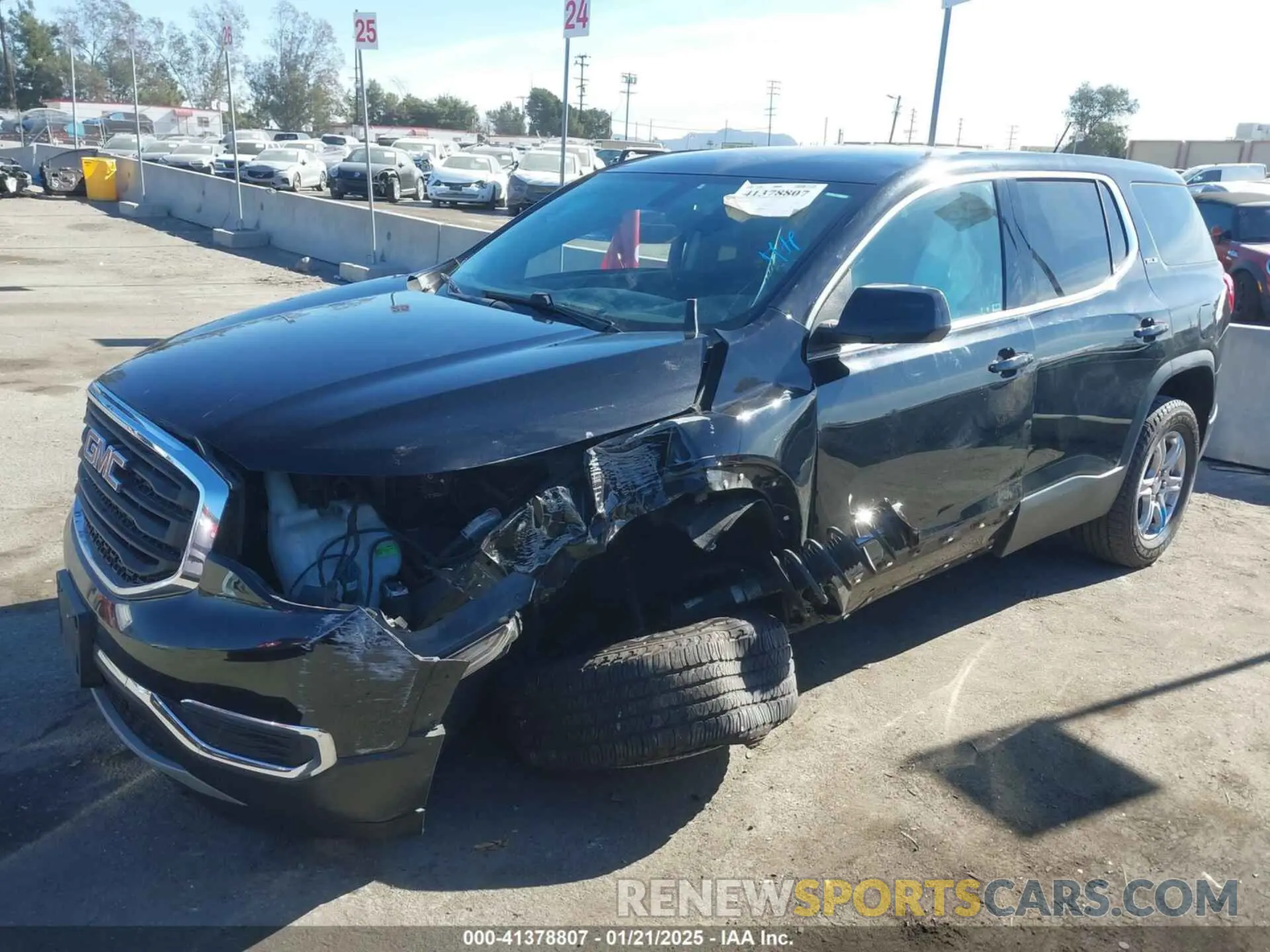 2 fotografías del automóvil dañado 1GKKNKLA2KZ293381 GMC ACADIA 2019