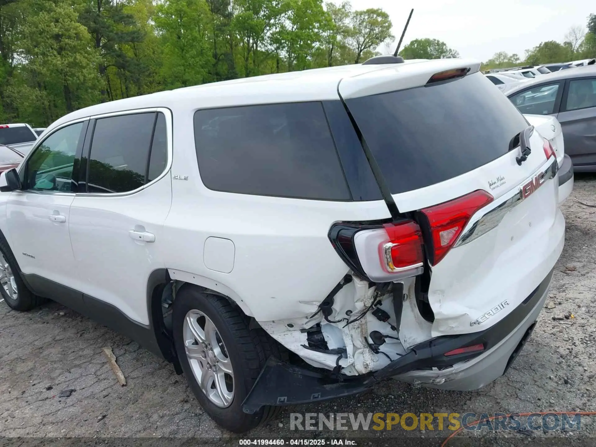 6 fotografías del automóvil dañado 1GKKNKLA4KZ226040 GMC ACADIA 2019