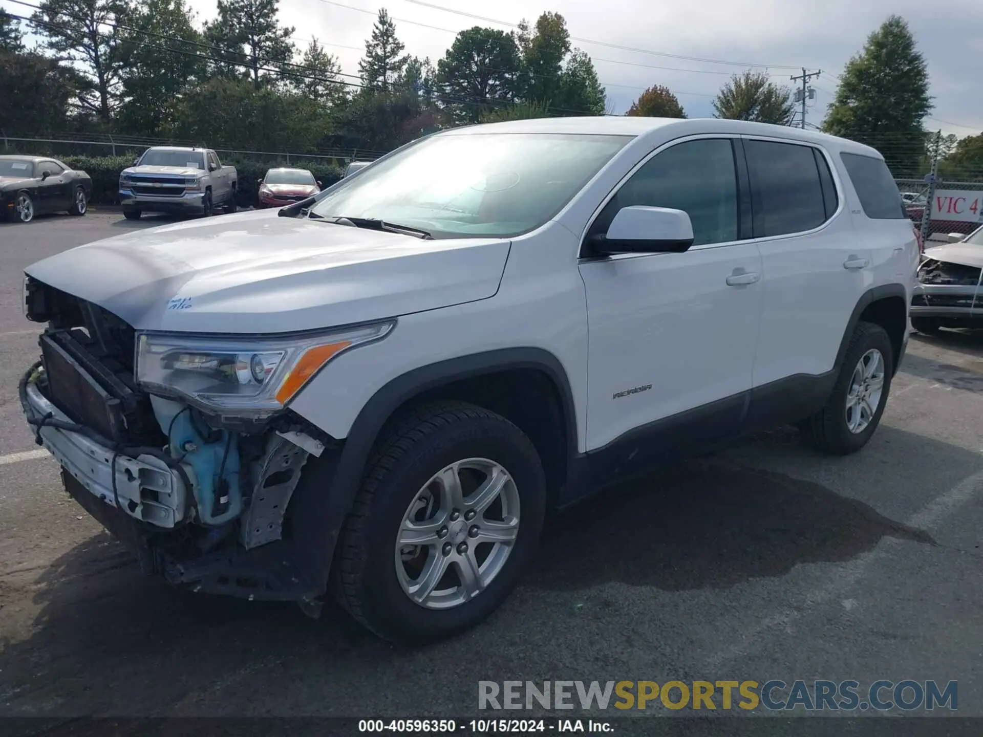 2 fotografías del automóvil dañado 1GKKNKLA4KZ255943 GMC ACADIA 2019