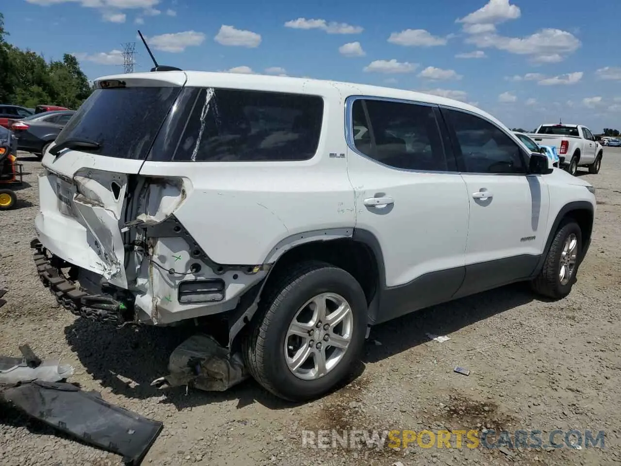 3 fotografías del automóvil dañado 1GKKNKLA6KZ108636 GMC ACADIA 2019
